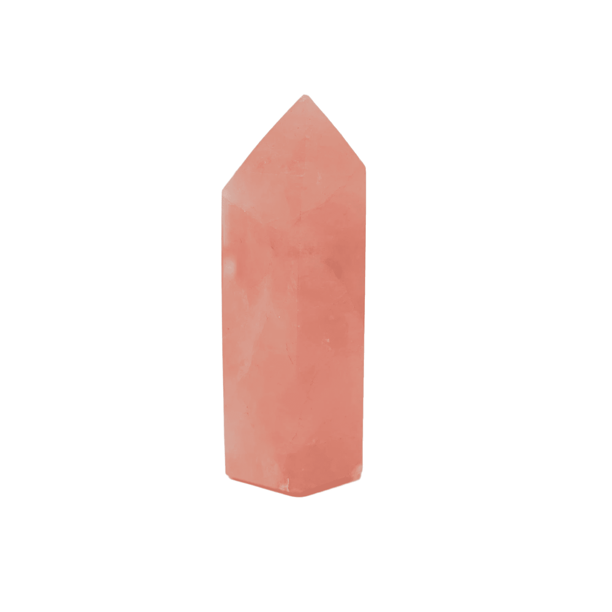 Torre di cristallo di quarzo rosa-0,330 g